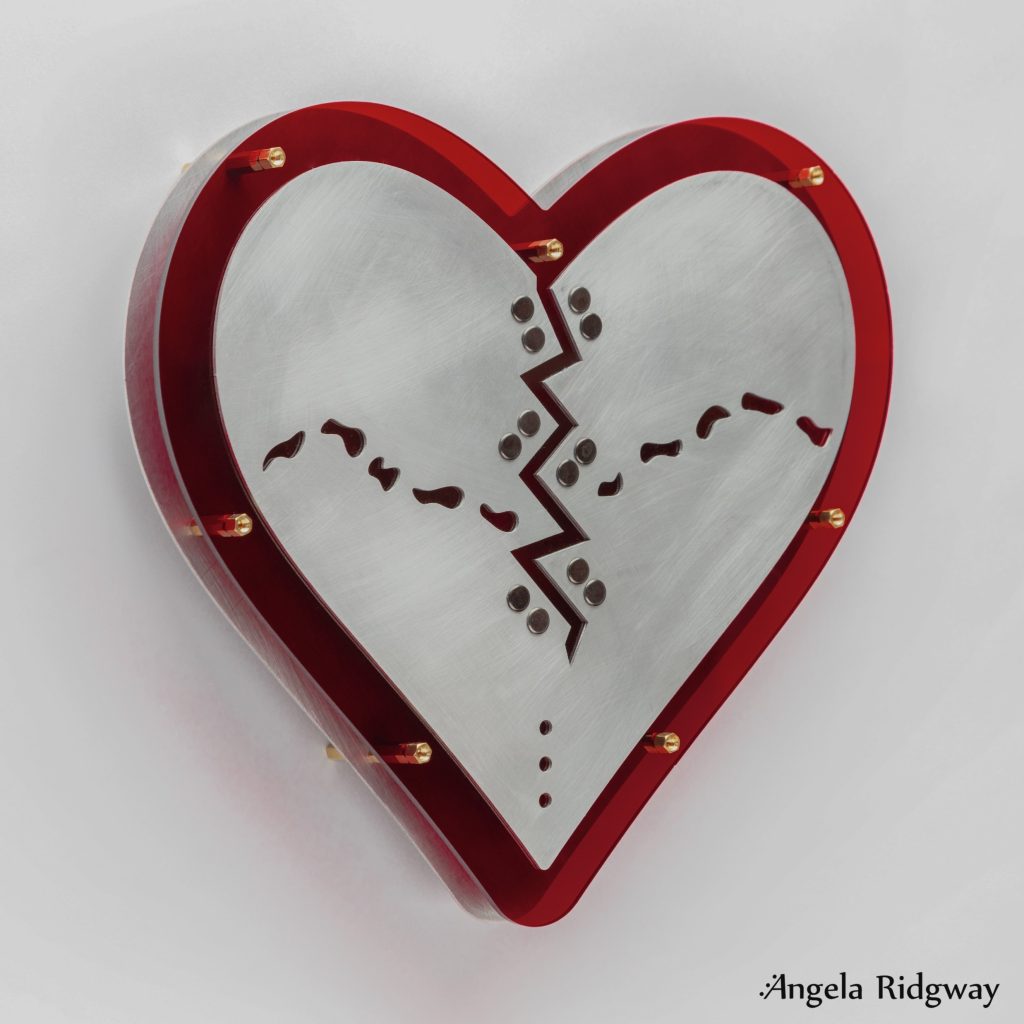 Cracked not Broken Heart 2 - Attic Gallery, image size:1024x1024