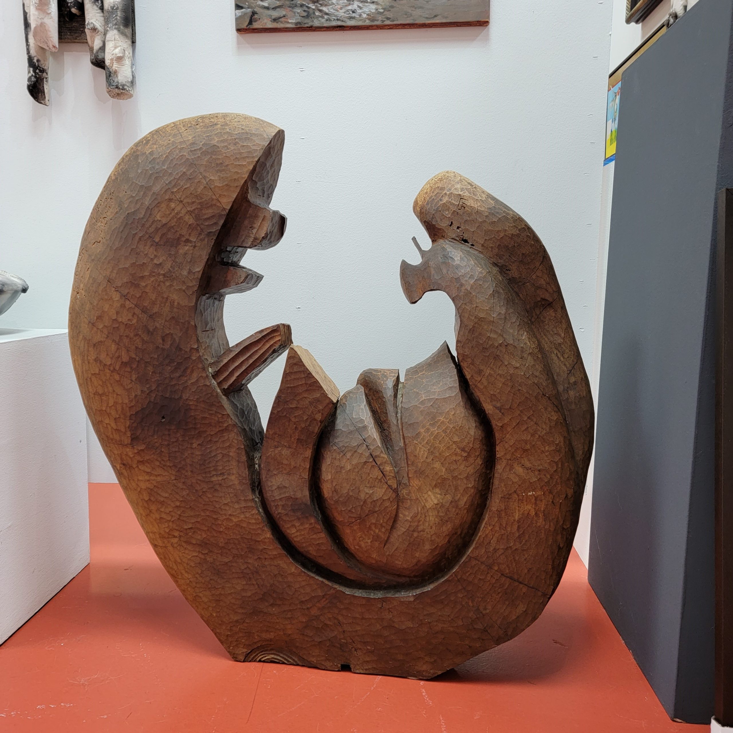 Leroy Setziol Freestanding Carved Sculpture - Attic Gallery